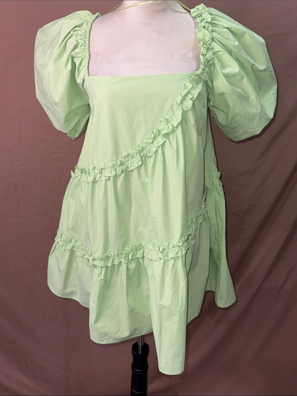NWT Strut & Bolt Light Mint Mini Dress W/ POCKETS- SMALL
